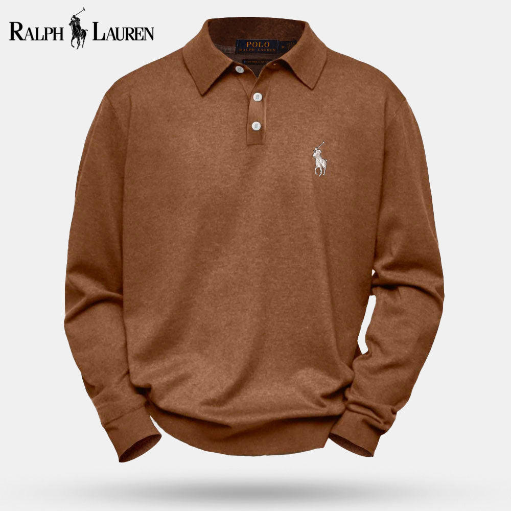 RL Zopfmuster-Wollstrickpullover