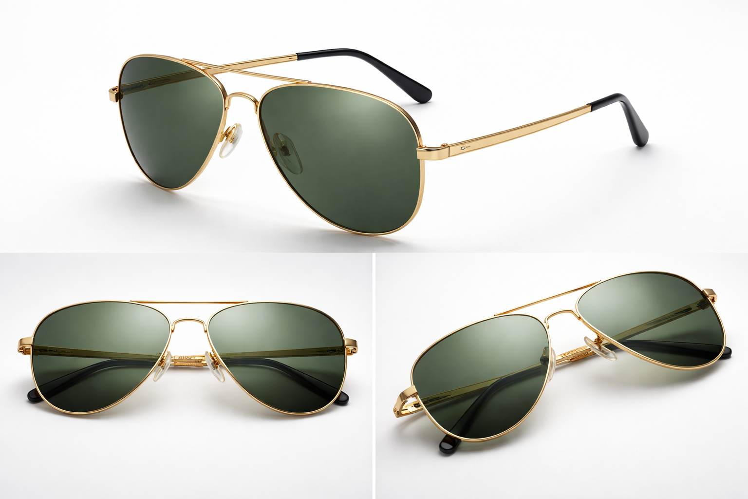 Vamier Aviator — Classic Metal Sunglasses
