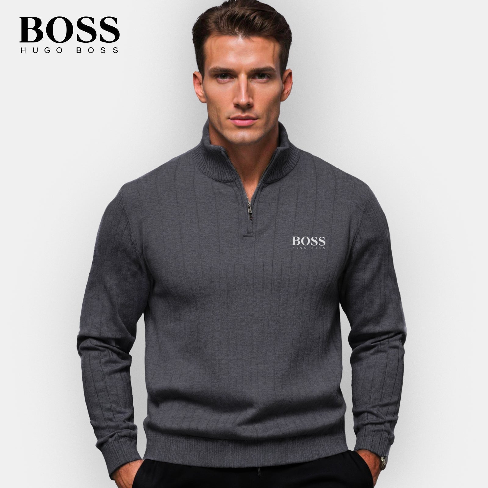 HB Zip-up sweater (CLEARANCE)
